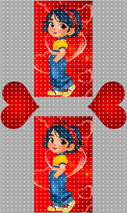 Keychain sticker-Y 1996